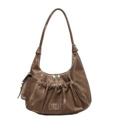 Product information: Lining texture: polyester cotton Color: brown, black, khaki Material: PU Size: Japanese Y2k Aesthetic, Aesthetic Shoulder Bag, Japanese Y2k, Retro Shoulder Bag, Retro Purse, Streetwear Grunge, Daily Bag, Grunge Vintage, Underarm Bag