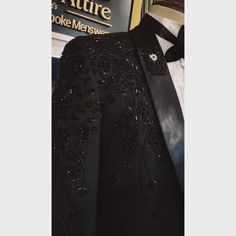 Black Designer Tuxedo for Weddings & Special Occasions – Uomo Attire Black Designer Tuxedo, Prince Coat Shalwar Kameez, Designer Tuxedo, Black Tuxedo Suit, Waistcoat Designs, Prince Coat, Sherwani Groom, Blue Tuxedos, Groom Shoes