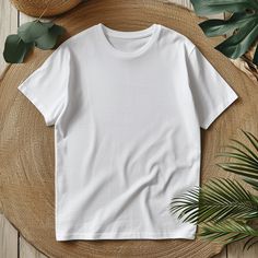 White tee mock up digital download T Shirt Mock Up Free Templates, Plain White Simple T-shirt, Simple White Plain T-shirt, Simple White Graphic Print T-shirt, Simple White T-shirt With Graphic Print, Casual White T-shirt With Basic Design, White T Shirt Mockup, Mock Up Shirt, Mock Up Design