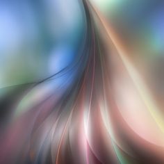 an abstract painting with blue, pink and green colors in the background is blurry