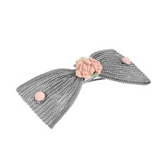 This unique silver tone pink porcelain flower mesh bow hair barrette is the perfect modern hair accessory. This unique silver tone pink porcelain flower mesh bow hair barrette is the perfect modern hair accessory. Width: 3 in. Metal: alloy Plating: silver tone Finish: polished Not appropriate for children 14 years old and younger. Size: One Size. Gender: female. Age Group: adult. Coquette Hair, Pink Porcelain, Mesh Bows, 1928 Jewelry, Porcelain Roses, Goddess Of Love, Porcelain Flowers, Hair Stuff, Bow Hair