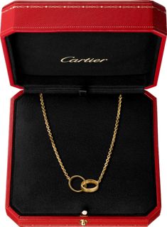 CRB7212400 - LOVE necklace - Yellow gold - Cartier Cartier Love Necklace, Trinity Necklace, Floating Diamond Necklace, Cartier Necklace, Floating Necklace, Cartier Panthere, Anniversary Jewelry, Gold Necklace Set, Cartier Love