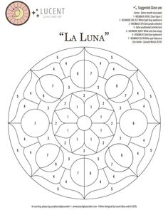 an image of a coloring page with the words'la luna'written in it