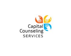 the capital consulting services logo is shown in black and orange, with hands reaching for each other