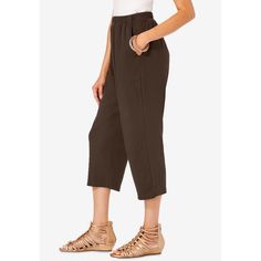 A kicky style in a best-selling fabric you're sure to love. Side slits at hem. Plus Size Soft, Effortless Outfit, Tapered Pants, Bottom Clothes, Soft Knits, Jogger Pants, Online Purchase, Bottoms Pants, Sports Women