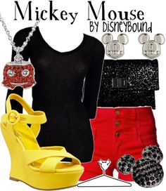 Bounding Outfits, Disneybounding Ideas, Mickey Mouse Outfit, Disney Inspired Fashion, Nerd Fashion, Disney Clothes, Soft Gamine