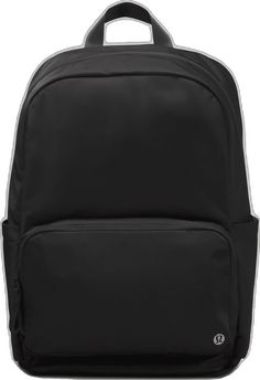 Lululemon Nylon Backpack, Lululemon Sporty Standard Backpack, Lululemon Nylon Standard Backpack, Lululemon Functional Backpack For Everyday Use, Sporty Lululemon Bags For Outdoor Activities, Lululemon Backpack For Everyday Use, Casual Nylon Lululemon Bags, Lululemon Standard Backpack For Everyday Use, Casual Commuting Backpack With Water Bottle Pocket