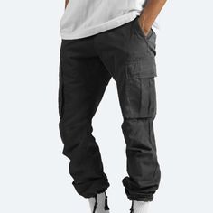 Black Men's Street Style Cargo Pants 100% Polyester Non-Stretch Zip-Up Fly True-To-Size Size Tags Are In Letters S - (36us) M - (38us) L - (40us) Xl - (42us) Xxl - (44us) Do You Love: Men's Casual Shirts Men Pants Casual Shirt Men Casual Shirts Short Pants For Men Pants Button Up Short Sleeve Shirts Men's Men's Business Casual Shirts Men's Dress Pants Stretch Men's Casual Shirts Long Sleeve Men's Short Sleeve Casual Shirt Men's Casual Business Shirts Dress Casual Shirt Casual Dress Shirt Men's S Black Tapered Leg Cargo Work Pants, Black Tapered Leg Work Pants With Cargo Pockets, Black Cargo Jeans With Tapered Leg And Hip Pockets, Urban Full-length Work Pants For Streetwear, Black Work Pants With Pockets For Streetwear, Black Work Pants With Side Pockets For Streetwear, Black Cargo Style Straight Leg Sweatpants, Urban Black Work Pants For Streetwear, Black Tapered Leg Cargo Jeans With Pockets