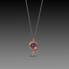 Products – Ananda Khalsa Gold Disk Necklace, Disk Necklace, Gold Disc Necklace, Sweet Necklace, Gold Disc, Amethyst Gold, Vibrant Purple, Pretty Jewelry, Hammered Gold