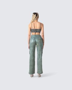 Dixon Shimmer Cargo Pant Sparkly Cargo Pants, Trendy Straight Cargo Pants For Night Out, Trendy High Waist Cargo Pants For Night Out, Trendy Cotton Pants For Party, Lemon Drop, Cargo Pant, Corset Top, And Now, Cargo Pants