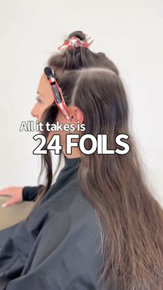 Adina Pignatare | BALAYAGE | HAIR VIDEOS | EDUCATOR | Guys, this placement lately has been my go to 👌🏼 24 FOILS PLACEMENT i’m having an urge to put on another class this year to teach this... | Instagram Highlights On Level 5 Hair, Blonde Balayage Placement, High Lift Balayage, Highlighting Patterns Foil, Live In Highlights, Dimensional Brunette Placement, Lowlights For Platinum Blondes, Highlighting Placement Foil, Ellebangs Hair