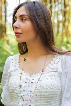 This long beaded necklace is made by using multi color seed beads. You can use this necklace by wrapping it around your neck or you can use it directly without wrapping it around your neck. This layering necklace has a gorgeous boho style with grape and leaf pendants.  ➢All of my products are carefully handcrafted. ➢All the seed beads I use are between 2mm and 3mm in size. ➢You can be sure that the seed beads I use and all my materials are of the highest quality. ➢The seed beads I use never fade Multicolor Faceted Beads Necklace For Summer, Summer Multicolor Faceted Beaded Necklaces, Multicolor Beaded Crystal Necklaces For Healing, Multicolor Long Beaded Necklace For Summer, Long Beaded Necklace With Faceted Beads For Beach, Multicolor Beaded Chain Long Crystal Necklace, Colorful Long Beaded Necklace For Summer, Multicolor Long Beaded Necklace With Faceted Beads, Multicolor Beaded Long Crystal Necklace