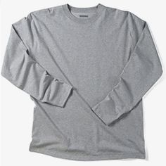 Microfiber,Combed Cotton Imported Pull On Closure 70% Combed Cotton/30% Microfiber Dri-Balance Lifestyle Moisture Transport Technology Classic Long Sleeve Tee Sun Protection +30 Spf 5.6 Oz/190 Gsm Brand New With Original Tags. Ships The Same Day! Basic Gray Moisture-wicking Tops, Casual Long Sleeve Moisture-wicking Shirt, Basic Long Sleeve Gray T-shirt, Basic Gray Long Sleeve T-shirt, Heather Grey Long Sleeve Relaxed Fit T-shirt, Relaxed Fit Long Sleeve Tops For Outdoor, Gray Long Sleeve Moisture-wicking T-shirt, Classic Relaxed Fit Tops For Outdoor, Long Sleeve Cotton Shirt With Moisture-wicking