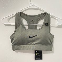 Last Price Nike Women's Victory Padded Compression Sports Bra Ah8645-091 Grey Dri-Fit Padded Removable Lightweight Dri Fit Racerback Nike Sweat Resistant Sportswear, Nike Moisture-wicking Sports Bra, Nike Activewear With Built-in Padding For Sports, Nike Activewear With Athletic Fit For Sports, Nike Breathable Sports Bra, Nike Compression Activewear For Sports, Nike Functional Sweat-resistant Sports Bra, Nike Athletic Fit Sportswear, Nike Sports Bra For Training, Athletic Fit