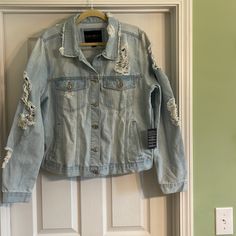 Nwt. Sz 2x Distressed Light Denim Wash Jean Jacket. 72%Cotton/28%Poly Blend. 23” Armpit To Armpit When Buttoned. Trendy Ripped Button-up Outerwear, Trendy Ripped Outerwear With Relaxed Fit, Trendy Ripped Relaxed Fit Outerwear, Forever 21 Long Sleeve Denim Jacket For Spring, Forever 21 Long Sleeve Spring Denim Jacket, Trendy Forever 21 Denim Jacket For Spring, Trendy Ripped Light Wash Outerwear, Forever 21 Denim Long Sleeve Outerwear, Forever 21 Medium Wash Denim Jacket For Spring