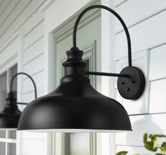 These outdoor barn lights have black surfaces which give themselves superior texture, and neatly blend the modern structures and gooseneck arms into the classical models. With simple and elegant design, the outdoor wall sconce can fit with any places perfectly. Patio, porch, garage, entryway, kitchen, bedroom, parlour- all are ideal places to install. Aiwen 1-Light 23.22-in H Black Dusk to Dawn Led, Outdoor Wall Light | JE-W6492L Gooseneck Lighting Outdoor, Exterior Barn Lights, Farmhouse Outdoor Lighting, Garage Door Lights, Gooseneck Lighting, Outdoor Garage Lights, Front Porch Lighting, Globe Wall Light, Outdoor Barn Lighting