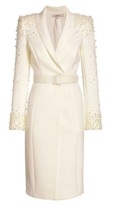 Outfit Elegantes, Embellished Cocktail Dress, Look Formal, Long Sleeve Cocktail Dress, Bride Clothes, Evening Dresses Elegant, Badgley Mischka, Coat Fashion, Classy Outfits