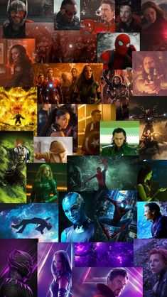 many different images of the same character in avengers and spider - man, including iron man