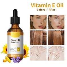 Vitamin E Oil For Hair Growth Vitamin E Hair Oil Pure And Natural Hair & Body Oil Moisturizing Strengthening For Women Men Scalp Best Hair Growth Products (60ML Features: Premium Quality Assurance: Our is meticulously selected and refined to ensure utmost and quality. With no additives or , it's natural, offering you reassurance and authenticity. Skin: Enriched with and antioxidants, our deeply nourishes your skin, promoting a , smooth complexion and restoring a youthful glow. Enhanced Eyebrow C Vitamin E Oil For Hair, Best Hair Growth Products, Vitamin E Hair, Eyebrow Care, Best Hair Growth, Hair Growth Products, Oil For Hair Growth, Vitamins For Hair Growth, Oil For Hair