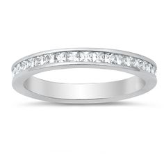 High Quality Custom .925 Sterling Silver Promise Ring With Free EngravingDeclare your promise of undying love with this sterling silver promise ring. This eternity ring features princess cut cubic zirconia stones set in channel setting along the rings length. The 6mm ring is crafted from premium quality sterling silver with a high polished finish that will not tarnish or fade easily. The ring comes in a gift box. Have it personalized with your names or text of choice engraved on the inside part Engraved Promise Rings, Sterling Silver Promise Rings, Female Male, Silver Plated Jewelry, Personalized Rings, 925 Jewelry, Sterling Silver Bands, Promise Ring, Princess Cut