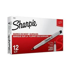 sharpie markers on most surfaces marker 12 ct