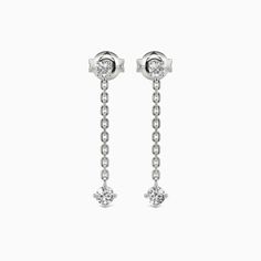 These graceful drop earrings show two glistening round-cut accents linked by a delicate chain. They offer you a wide selection for any occasion. This chic and comfortable design will add movement and flair to your style. Carat Weight: 0.32 ctStone Size: 2.5,3 mmStone Type: Moissanite/GemstoneNumber of Stones: 4 Stone Shape: RoundStone Color: OptionalWidth: 3.5 mmHeight: 22 mmThickness: 12.8 mmMaterial: 10K/14K/18K Solid Gold , Platinum White Gold Earrings With Cable Chain, Elegant Dangle Earrings With Cable Chain, Classic Dangle Earrings With Cable Chain, Classic Drop Earrings With Cable Chain, Elegant Sterling Silver Earrings With Cable Chain, Elegant Sterling Silver Cable Chain Earrings, Elegant Dangle Linear Earrings With Cable Chain, Elegant Linear Drop Earrings With Cable Chain, Elegant Formal Earrings With Cable Chain