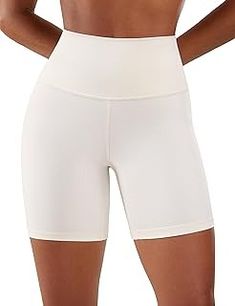 Amazon.com : white biker shorts White Biker Shorts, Disney Trips, Biker Shorts, Disney, White