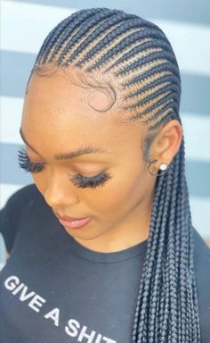 Hairstyle Cornrows, Cornrows Braids For Black Women, Stylish Naija, African Hair Braiding Styles