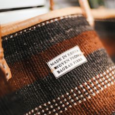 Handwoven from the bark of the baobab tree (also known as the "upside-down tree" in some cultures), the earthy tones and simple shape of this bag gives it a bohemian feel. The baobab bark fiber is sustainably harvested, dyed using natural, plant-based dyes, and then finely woven. The basket is then transformed into a bag by implementing leather accents and shoulder straps. A Kenyan market artisan partnership. Learn more about our artisans' handmade products here. Details: Medium: 13"T x 18.5"W L Baobab Tree, The Upside, Leather Accents, Natural Plant, Woven Bag, Simple Shapes, Handmade Products, Medium Bags, Earthy Tones