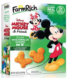 a box of mickey mouse and friends crackers with the image of minnie on it