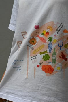 Tablescape Tee – Yellow The Label Italian Outfits Women, Italian Outfits, Outfits Women, White Tee, Look Cool, Fashion Inspo Outfits, Style Me, Cool Outfits, Outfit Inspirations