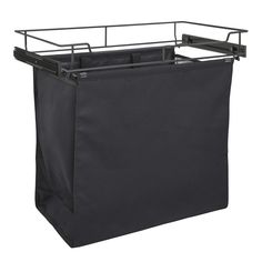 a large black storage bag with handles