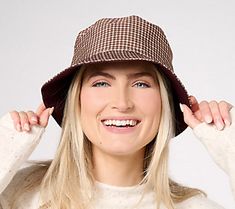 The perfect accessory to top off your look of the day, this reversible bucket hat enhances any ensemble. From Studio ParkTM x Courtney Khondabi. Reversible Bucket Hat, Look Of The Day, Earmuffs, Bucket Hat, Accessories Hats, The Day, Fashion Accessories, Hats