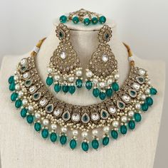 RamaGreen Antique Polki Kundan necklace set/Reverse Ad Necklace/Statement necklace/Indian/Punjabi Necklace/Pakistani Jewelry/Bridal necklace Antique Reverse Ad Stone Necklace With Mehndi Plating Regular Size And Adjustable This is 100% Handmade jewelry. So Color, shades, texture displayed may slightly vary from the actual product due to digital image limitations. We request you to consider these minor variations. Please expect the possibility of some slight imperfections when buying hand made je Hand Set Kundan Necklaces For Eid, Bollywood Kundan Necklace For Eid, Eid Chandbali Hand Set Necklace, Bollywood Chandbali Necklaces For Eid, Bollywood Style Chandbali Necklaces For Eid, Heavy Green Necklace For Eid, Bollywood Style Necklaces For Eid, Bollywood Style Hand Set Necklace For Eid, Heavy Green Bridal Necklace For Eid