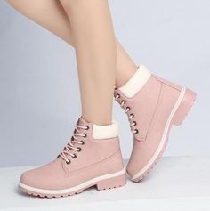 Fashion Lace up Martin Boots, US$30.98 Pink Ankle Martin Boots For Winter, Pink Martin Boots With Round Toe For Fall, Pink Round Toe Martin Boots For Fall, Fall Pink Martin Boots With Round Toe, Casual High Heel Lace-up Boots For Winter, Pink High-top Lace-up Boots For Winter, Casual Martin Boots With Padded Ankle For Spring, Pink Winter Lace-up Boots, Pink Round Toe Lace-up Boots For Winter