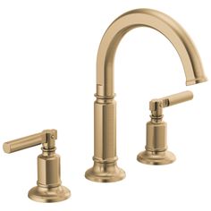 two handle bathroom faucet with brass finish