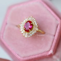 Victoria Ruby Ring 14K Yellow Gold Vermeil Ring Vintage Ruby | Etsy Wedding Ruby Birthstone Ring Stamped 14k, Classic Ruby Ring With Halo Setting For Promise, Classic Halo Ruby Promise Ring, Ruby Birthstone Ring Stamped 14k For Wedding, Classic 14k Gold Cluster Ring For Proposal, Classic Ruby Halo Promise Ring, Classic Ruby Halo Ring, Classic 14k Gold Ruby Wedding Ring, Classic Ruby Halo Ring For Promise