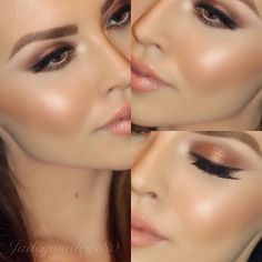 Makeup Ideas Plain Makeup, Blush Looks, Wedding Hairstyles And Makeup, Make Up Inspiration, Makeup Goals, Her Eyes, Wedding Hair And Makeup, Gorgeous Makeup, Love Makeup