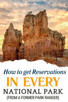 the cover of how to get reservations in every national park from a former park ranger