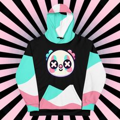 Clowncore Clown Hoodie Y2K Grunge Unisex Pastel Goth Long Sleeve Kidcore Hoodie 🖤 PRODUCT HIGHLIGHTS: All Designs made by me, Ali (DreamSage Original Designs)           * 95% recycled polyester, 5% spandex           * Fabric weight (may vary by 5 9.08 oz./yd.² (308 g/m²)           * Soft cotton-feel fabric face           * Brushed fleece fabric inside           * Double-lined hood with design on both sides           * Unisex style           * Overlock seams           * Fabric is OEKO-TEX 100 st Kawaii Hooded Sweatshirt For Streetwear, Harajuku Style Hooded Sweatshirt With Drawstring, Kawaii Hoodie Sweatshirt For Streetwear, Kawaii Cartoon Print Hoodie For Streetwear, Kawaii Hooded Sweatshirt With Graphic Print, Kawaii Hooded Streetwear Outerwear, Kawaii Hooded Fleece Sweatshirt, Kawaii Hooded Outerwear For Streetwear, Kawaii Anime Print Hooded Sweatshirt