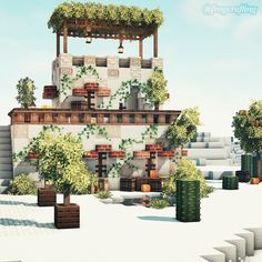 Minecraft Desert House, Minecraft Oasis, Minecraft Bee, Desert Town, Play Minecraft, Minecraft Things