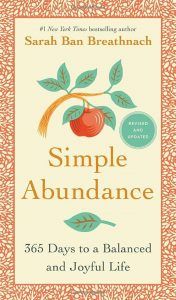 the book cover for simple abundance