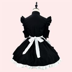 Black Long Sleeves Maid Apron Dress Condition: Brand NewColor: BlackSize: S-5XLMaterial: Cotton and PolyesterSleeves: Long SleevesIncluded: Dress+Apron+Headwear+Arm bag*2 Fitted Doll Collar Dress For Cosplay, Harajuku Short Sleeve Cosplay Dress, Harajuku Style Short Sleeve Cosplay Dress, Harajuku Dress With Doll Collar For Cosplay, Halloween Costume Party Dress With Doll Collar, Doll Collar Dress For Halloween Costume Party, Harajuku Doll Collar Dress For Cosplay, Halloween Doll Collar Costume Party Dress, Fitted Harajuku Mini Dress For Costume Party