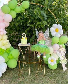 Tinker Bell 1st Birthday Party Ideas, Tinkerbell 3rd Birthday Party, Tinkerbell Bday Party Ideas, Tinkerbell 1st Birthday Party, Tinker Bell Party Theme, Tinker Bell Decorations Birthday, Tinker Bell Party Decorations