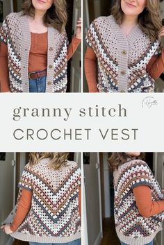 the granny stitch crochet vest