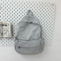 Backpack Size:length 31cm,Width 10cm,Height 37cmColor:Black White Gray OrangeMain Material: CanvasSuitable for the crowd: teenagers, students, office workers, travelIf you have any questions, please feel free to contact us, we will help you, wish you a happy shopping. Vintage Laptop Bag, Ladies Backpack, Urban Backpack, Backpack Vintage, Handbags For School, Unisex Backpack, Backpack Fashion, Backpack For Women, Back Bag