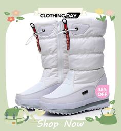 Women's Warm Thick Plush Platform Waterproof Snow Boots Waterproof Snow Boots, Snow Boots, Shop Now, Boots, Free Shipping, Clothes