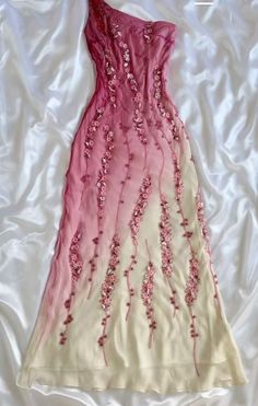 Pink Embellished Chiffon Dress, Mermaid Prom Gown, Dress For Teens, Prom Dress For Teens, Mermaid Gown Prom, A Line Prom Dress, One Shoulder Prom Dress, Chique Outfits, Floor Length Prom Dresses