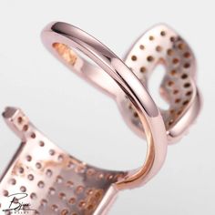 Bjux - Cobre chapado en oro real circonio anillo de uñas flujo de uñas anillo de dedo delicado conjunto de uñas Rose Gold Metal Rings For Wedding, Rose Gold Open Ring Jewelry For Party, Rose Gold Cubic Zirconia Open Band Jewelry, Party Rose Gold Metal Rings, Rose Gold Cubic Zirconia Midi Rings As Gift, Rose Gold Cubic Zirconia Open Band Rings, Rose Gold Open Ring Crystal For Party, Rose Gold Open Band Ring With Cubic Zirconia, Rose Gold Open Ring For Party