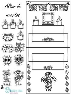 an activity sheet for children to learn how to make their own mexican crafts and activities